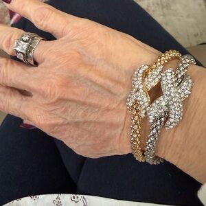 Elegant Gold and Silver Women's Bracelet
